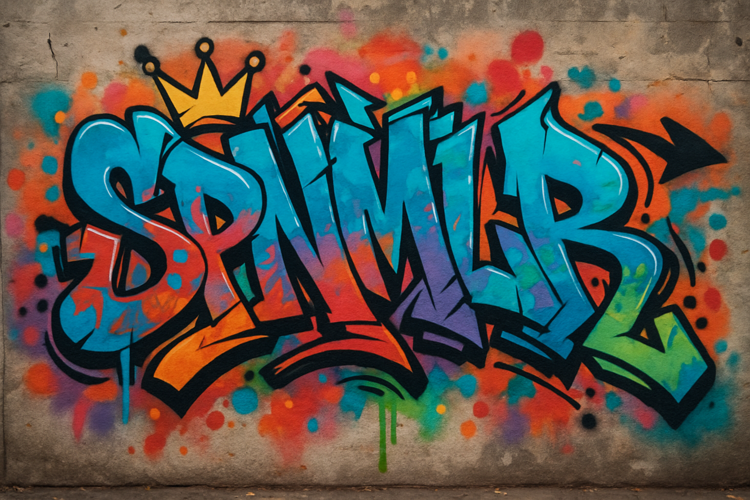SPNMLR Graffiti Art